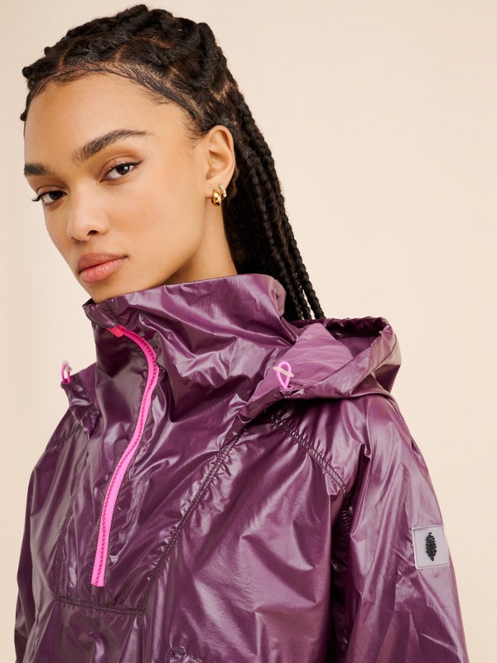 Free People Movement NWT Spring Showers Packable Rain Jacket - Picture 4 of 8
